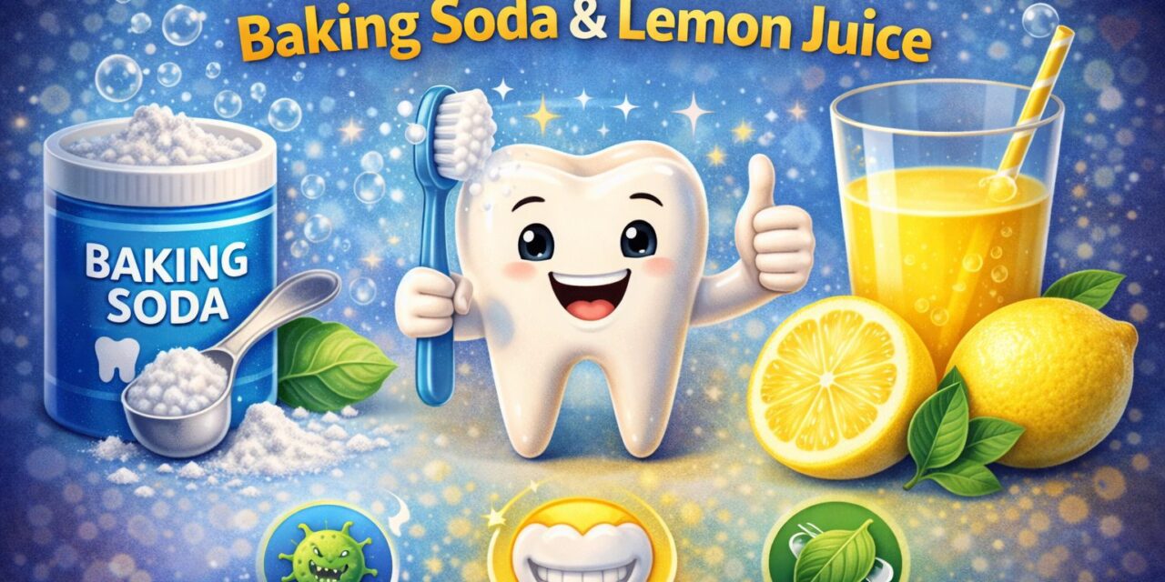 Health benefits of baking soda and lemon juice