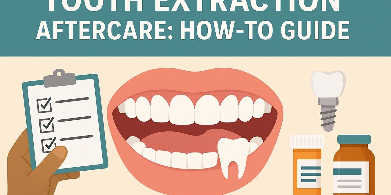 Tooth extraction aftercare: A Beginner’s Guide